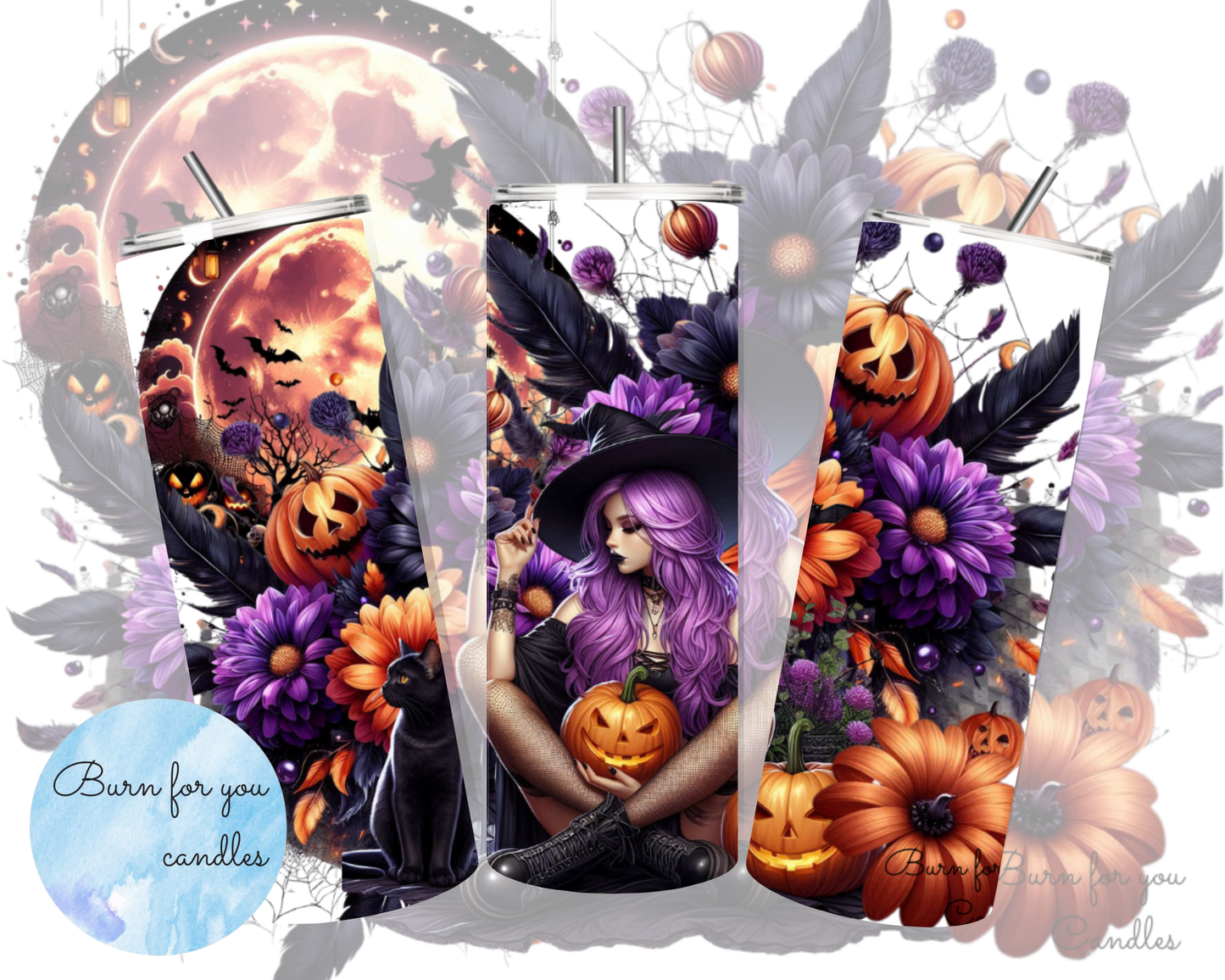 20ox Stainless steel Halloween Tumblers